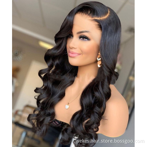13*6 Hd Lace Frontal Human Hair Wigs In Bulk Brazilian Body Wave Swiss Lace Front 360 Wigs For Women Human Hair Closure Wig
